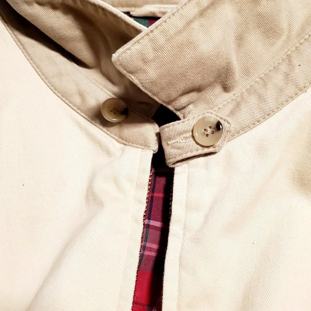 Polo Ralph Lauren Y2K Men' Bomber Harrington Plaid Jacket Lightweight size XXL